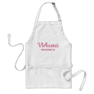 Christian Pink Virtuous Woman Proverb 31 Apron