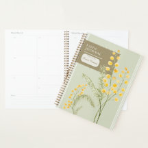 Christian Planner Faith Journal Yellow Flowers