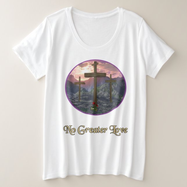 Christian Plus Size T-Shirt (Design Front)