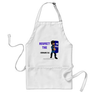 Christian Police Adult Apron