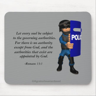 Christian Police Mouse Pad