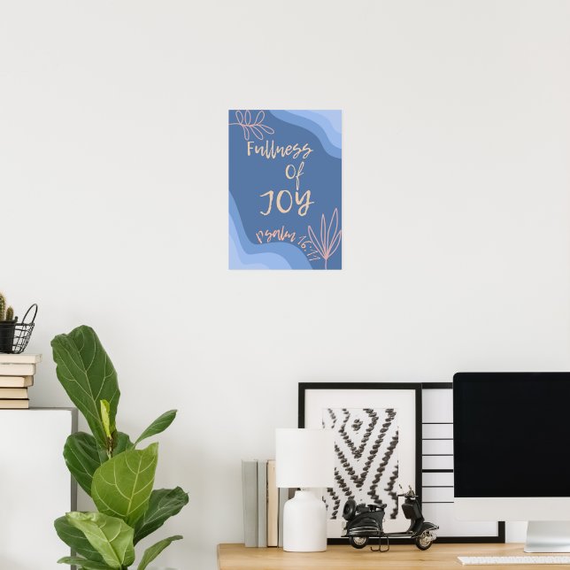 Christian Poster / Geometric / Colorful / Modern  (Home Office)