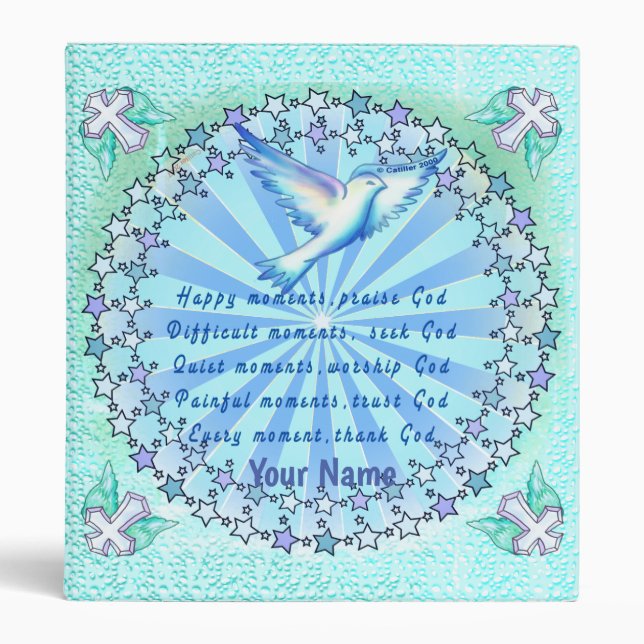 Christian Praise God binder (Front)