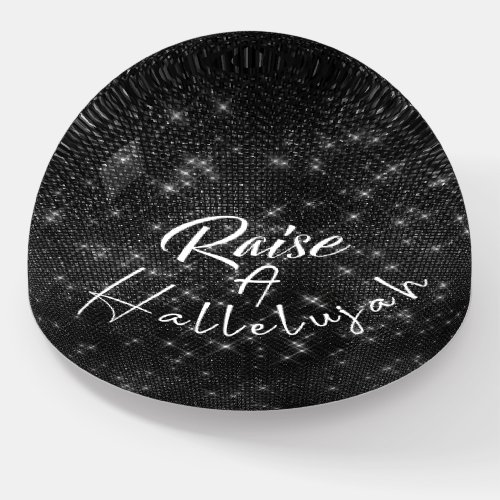 Christian Praise Quote Raise a Hallelujah Paperweight