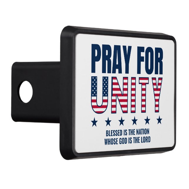 Christian PRAY FOR UNITY USA Day of Prayer Hitch Cover (Right)