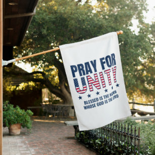 Christian PRAY FOR UNITY USA Day of Prayer House Flag