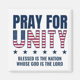 Christian PRAY FOR UNITY USA Day of Prayer Magnet