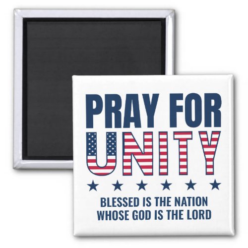 Christian PRAY FOR UNITY USA Day of Prayer Magnet