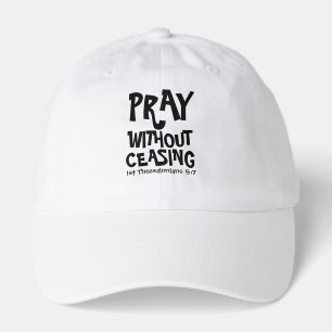 Christian Pray WITHOUT CEASING CHRISTIAN Hat