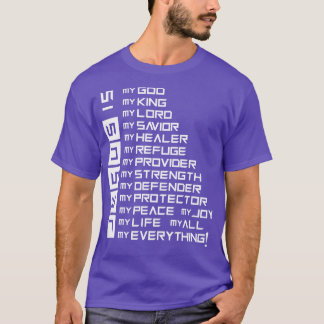 Christian Prayer Bible Jesus Christ T-Shirt