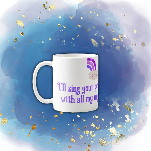 Christian Prayer for Kids Blue  Purple  Coffee Mug