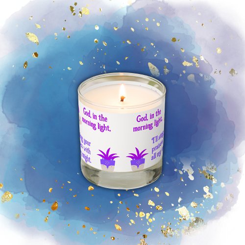 Christian Prayer for Kids Blue  Purple  Scented Candle