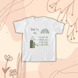 Christian Prayer for kids Olive Green   T-Shirt