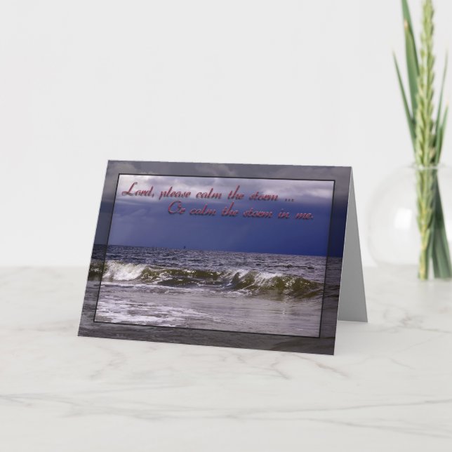 Christian Prayer Greeting Card (Front)