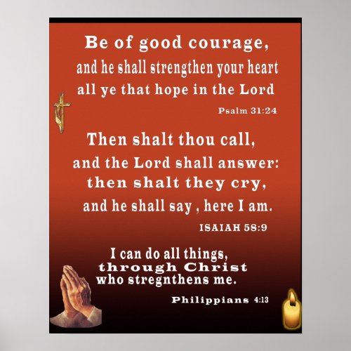 Christian prayer poster