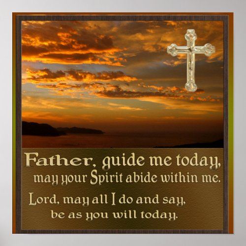 christian prayer poster