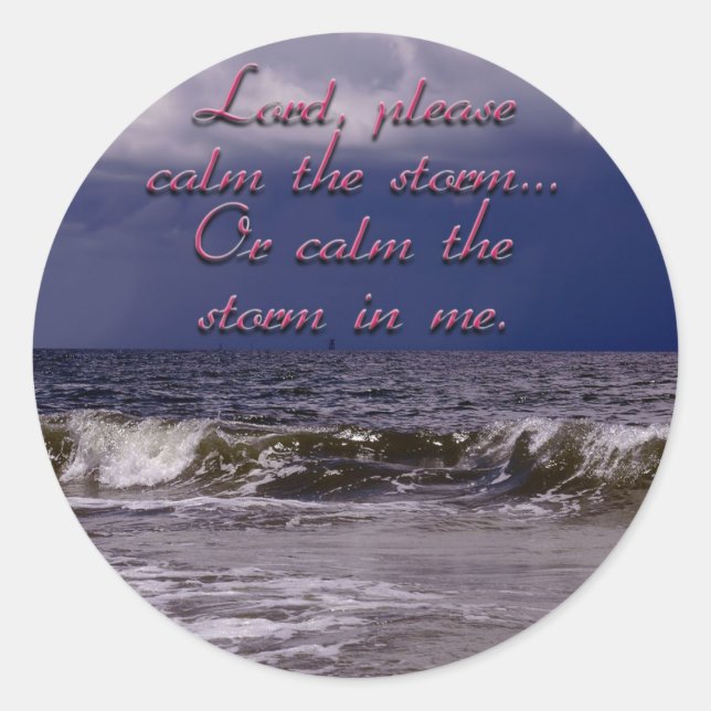 Christian Prayer Sticker (Front)