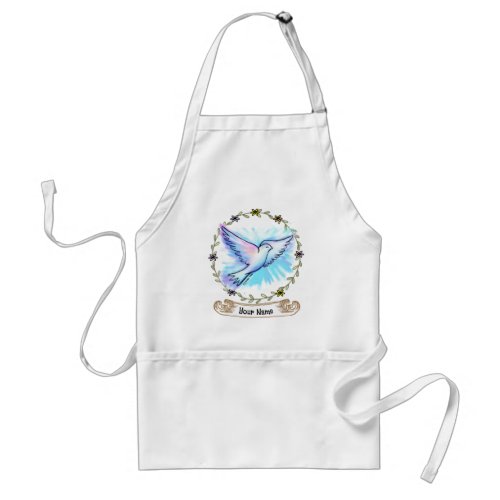 Christian Prayer Works custom name Adult Apron