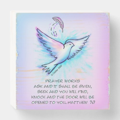 Christian Prayer Works custom name plaque