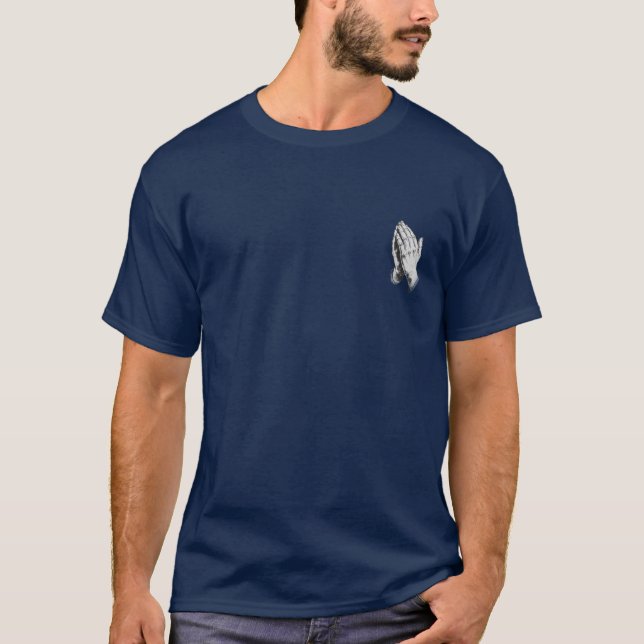 Christian, Praying Hands T-Shirt (Front)