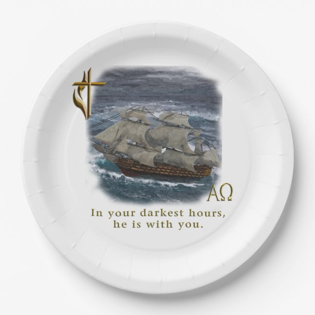christian products paper plates (Front)