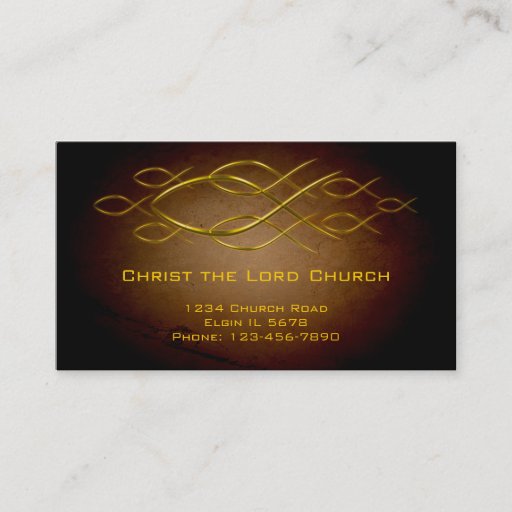 Customizable Christian Profile Card Business Cards