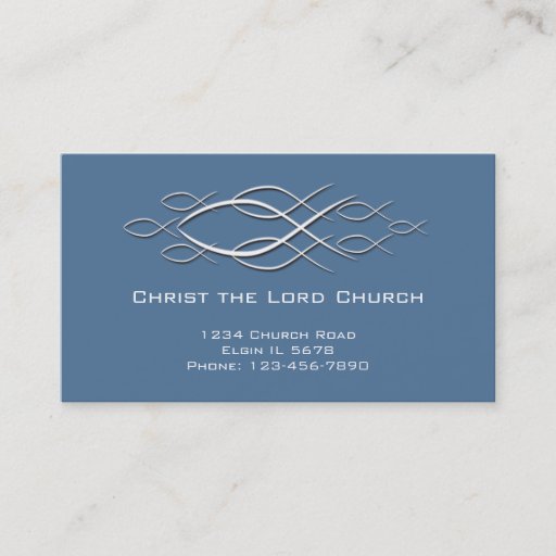 Customizable Christian Profile Card Business Cards