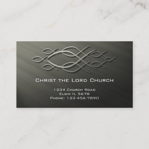 Customizable Christian Profile Card Business Card Template
