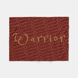 Christian Prophetic WARRIOR Prayer Fleece Blanket