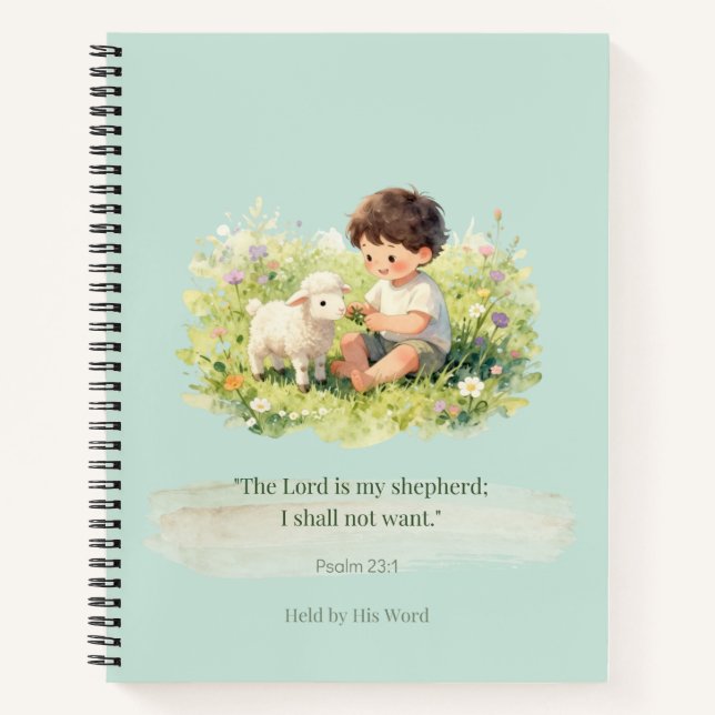 Christian Psalm 23 Notebook (Front)