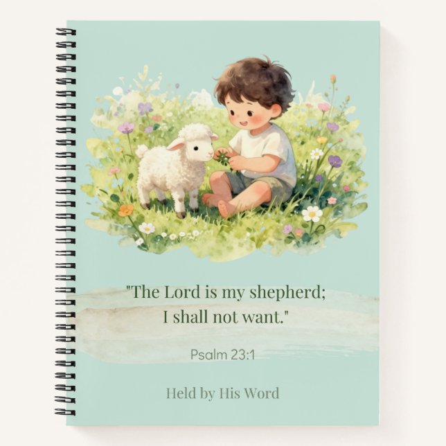 Christian Psalm 23 Notebook (Front)