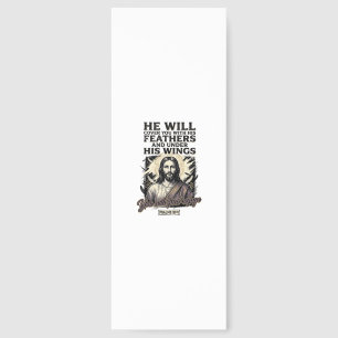 Christian Psalm 91_4 Jesus Vintage Engraving Shirt Bookmarks
