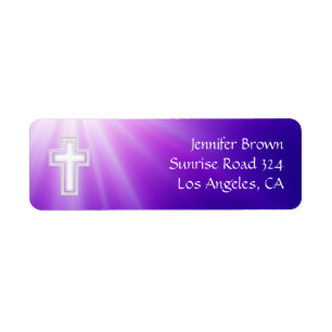 Christian Purple Rays Label