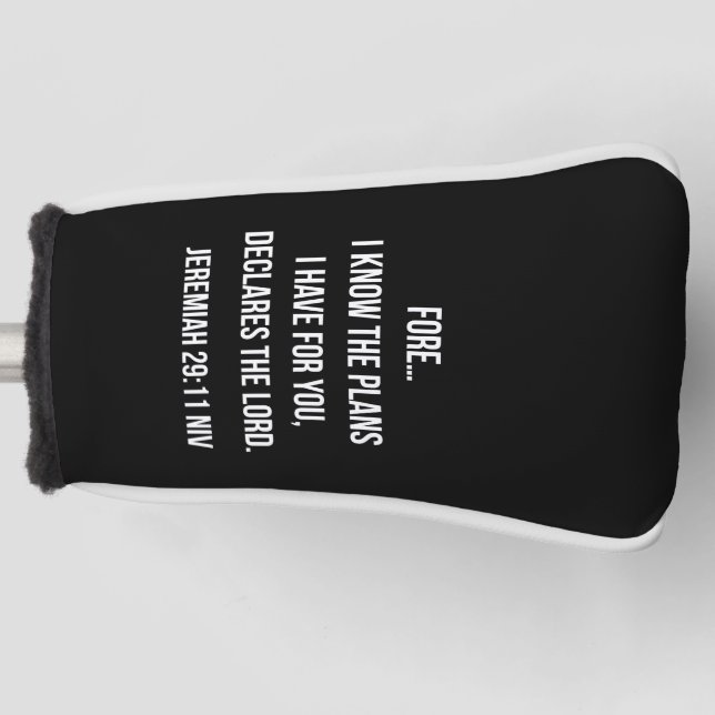 Christian Putter Cover | Funny Father's Day Gift (Front)