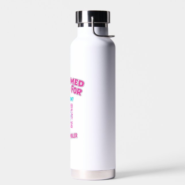Christian QR Code Design Water Bottle (Left)