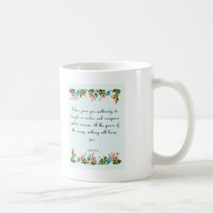 Christian Quote Art - Luke 10:19 Coffee Mug