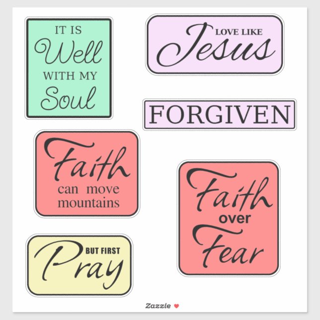 Christian Quote Bundle Sticker (Sheet)