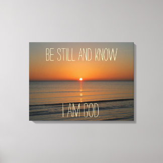 Christian Quote Canvas Print