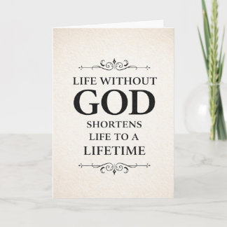 Christian quote card
