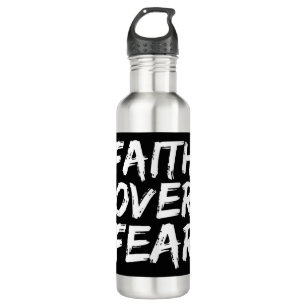 Christian Quote Gift Bible Verse Saying Mens Faith Stainless Steel Water Bottle