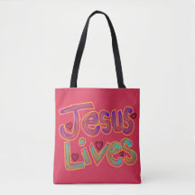 Christian Quote ‘Jesus Lives’ Custom Name