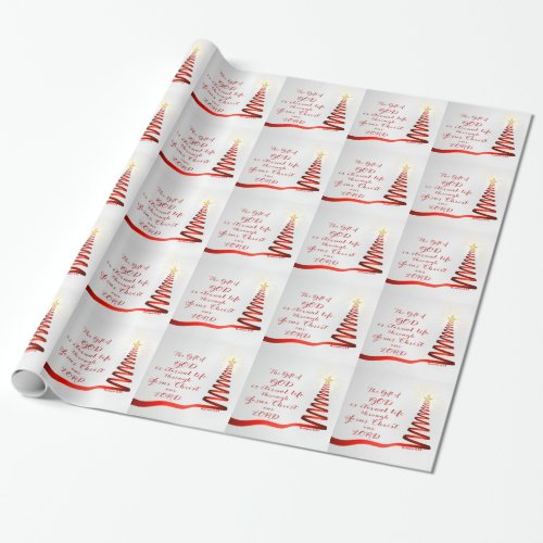 Christian Quote Romans 623Wrapping Paper