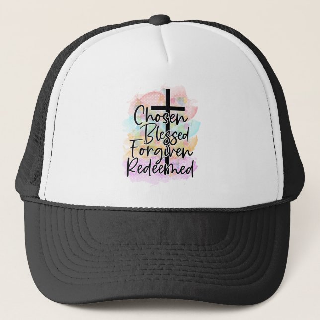 CHRISTIAN QUOTE TRUCKER HAT (Front)