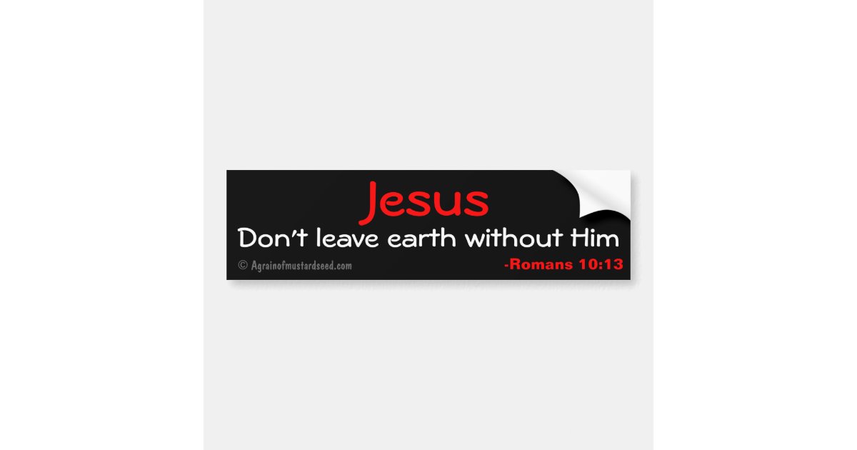Christian Quotes Bumper Sticker