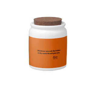 Christian Quotes Candy Jar