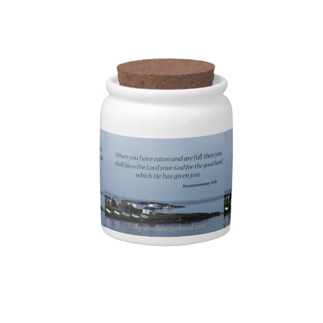 Christian Quotes Candy Jar (Front)