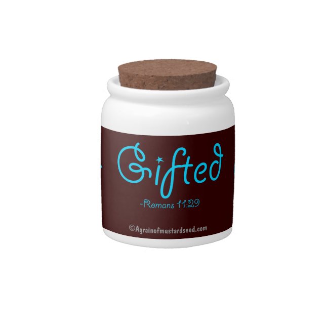Christian Quotes Candy Jar (Front)