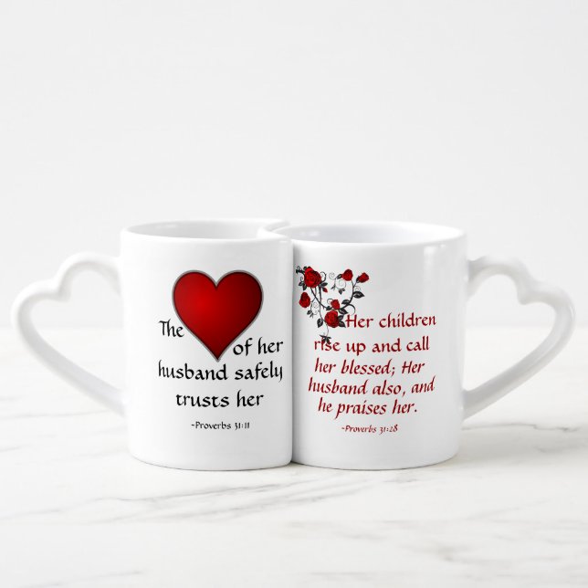 Christian Quotes Coffee Mug Set (Back Nesting)