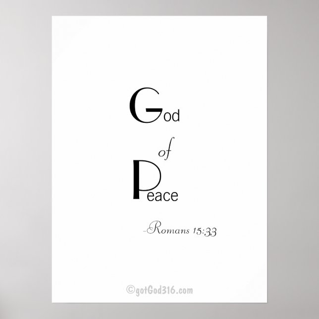 Christian Quotes gotGod316.com Wall Art (Front)
