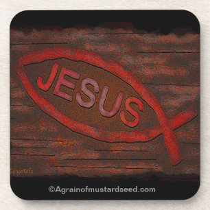 Christian Quotes Inspirational Beverage Coaster